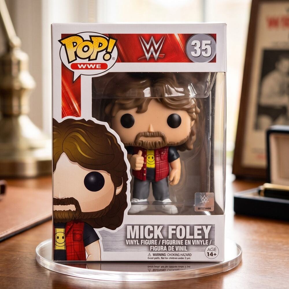 Funko Pop WWE Mick Foley #35 2017 Wrestling Vinyl Figure Protector